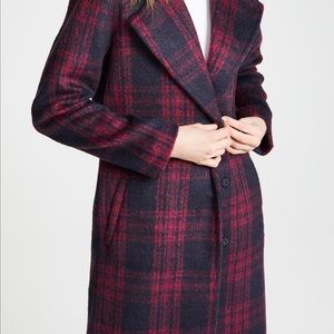 Cupcakes & Cashmere Plaid Coat